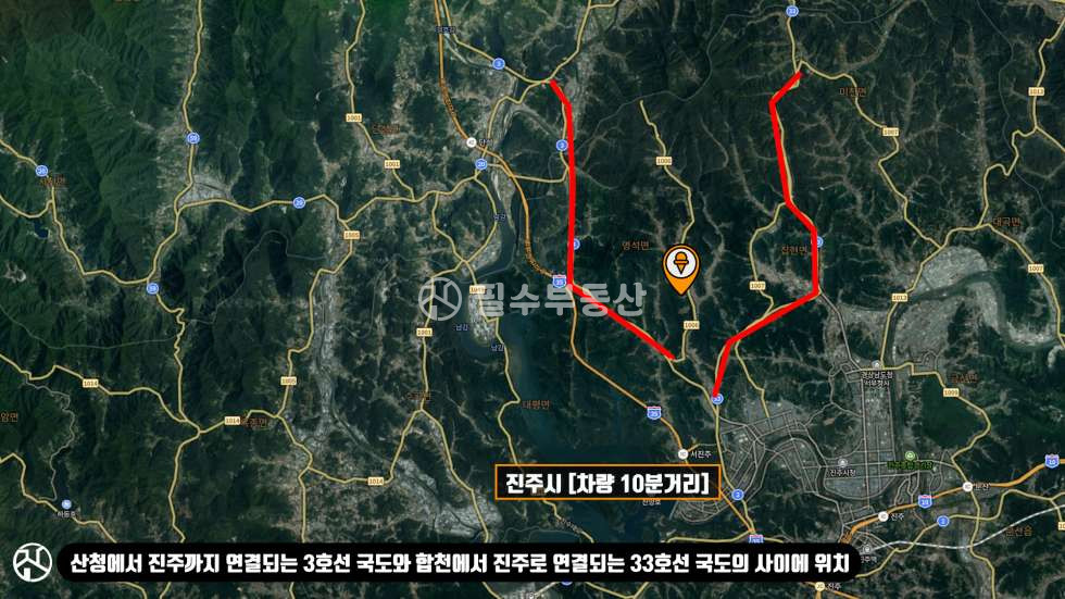 경남 진주시 명석면 관지리 나는 자연인이다! 임업후계자 추천 토지! 2만평 대형 임야 / 진주시 명석면 관지리 임야 매매 매매 매물번호 10493 사진 2